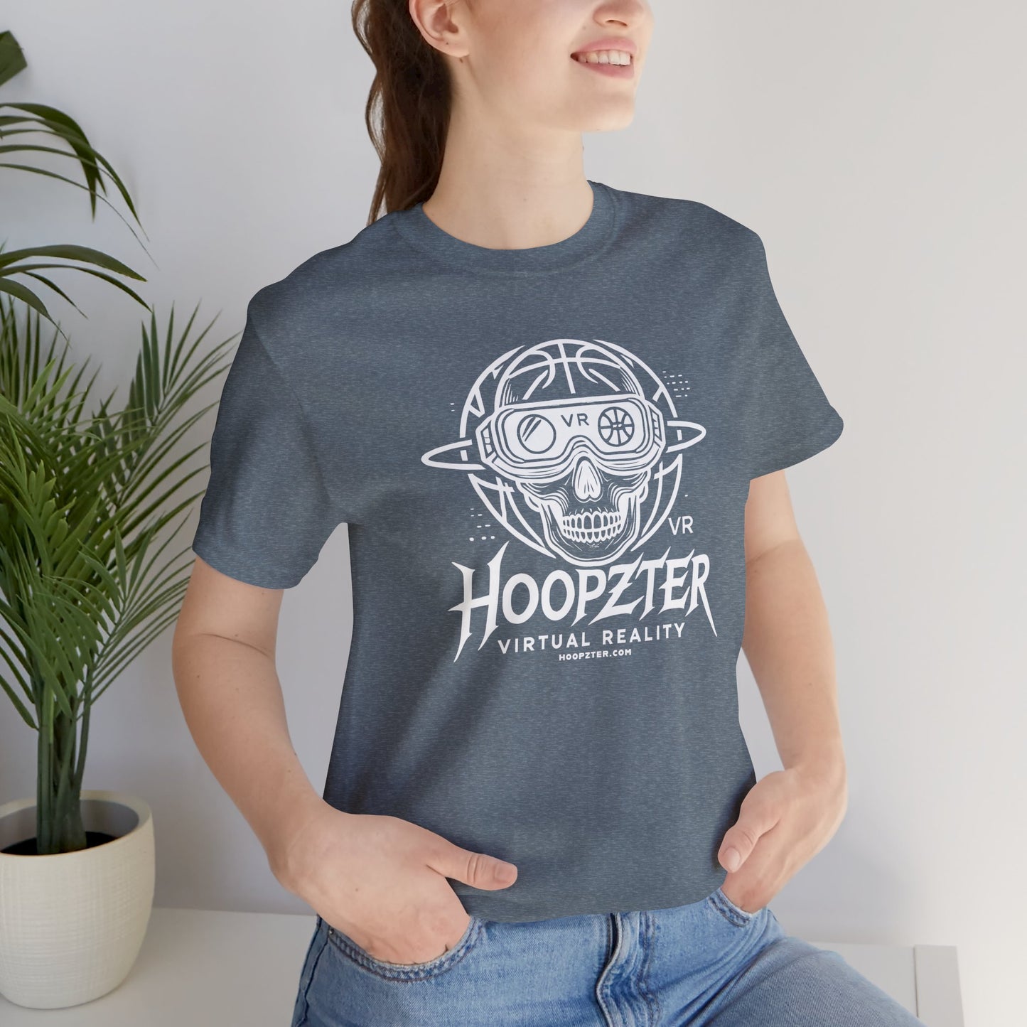 Skeleton VR Hoopzter - White Ink