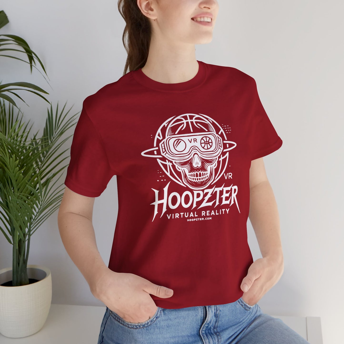 Skeleton VR Hoopzter - White Ink