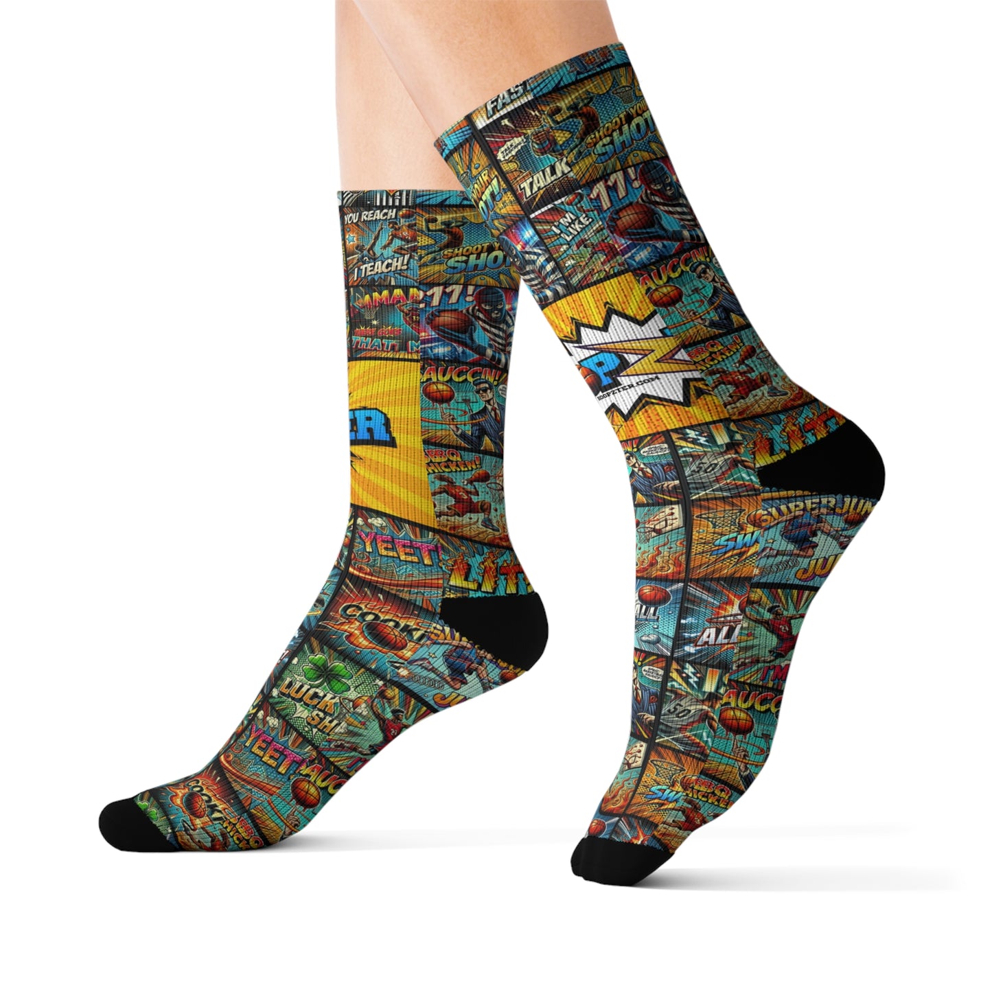 Hoopzter Comic book socks