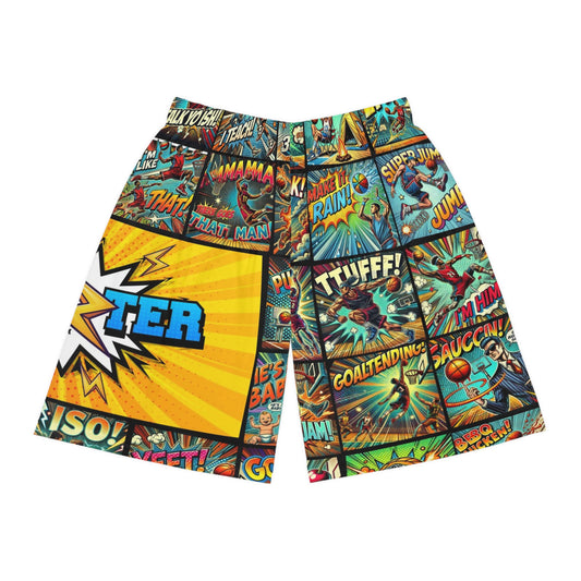 Hoopzter Comic book Basketball Shorts