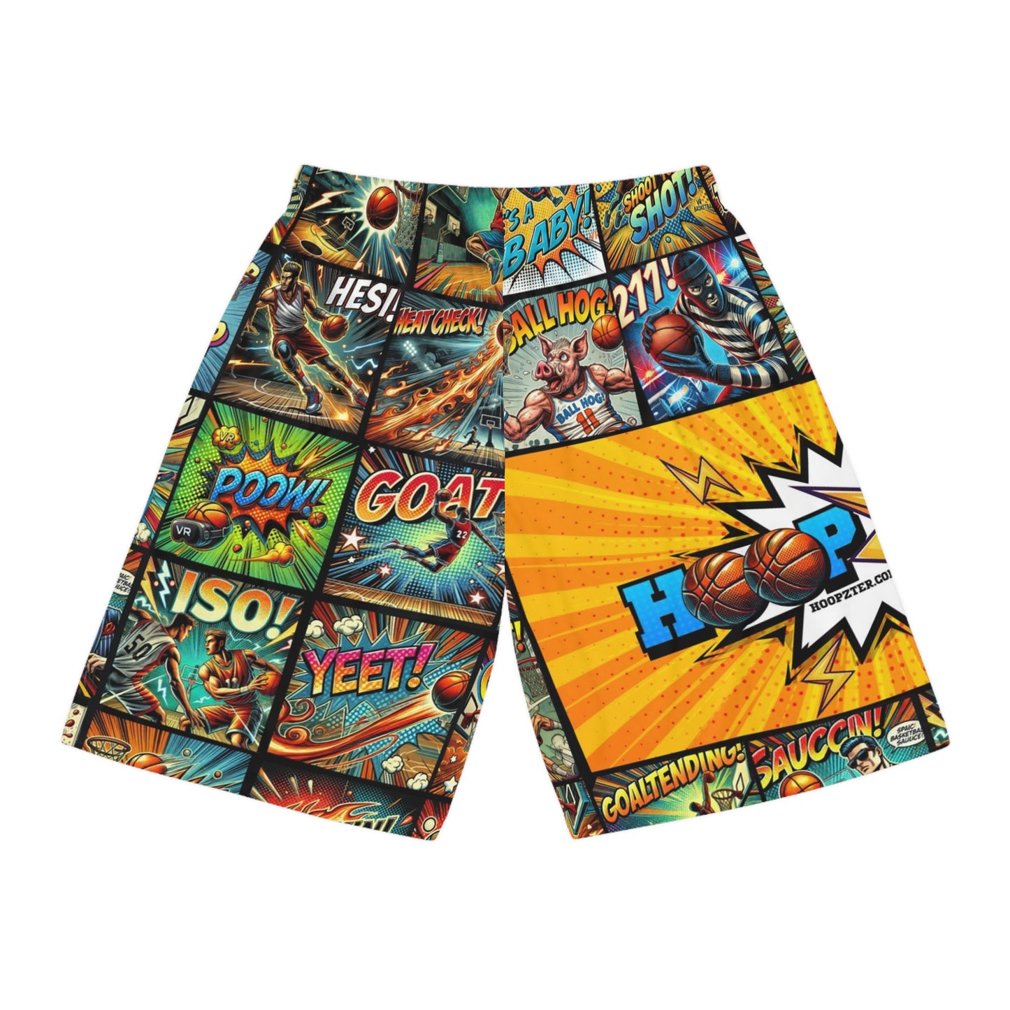 Hoopzter Comic book Basketball Shorts