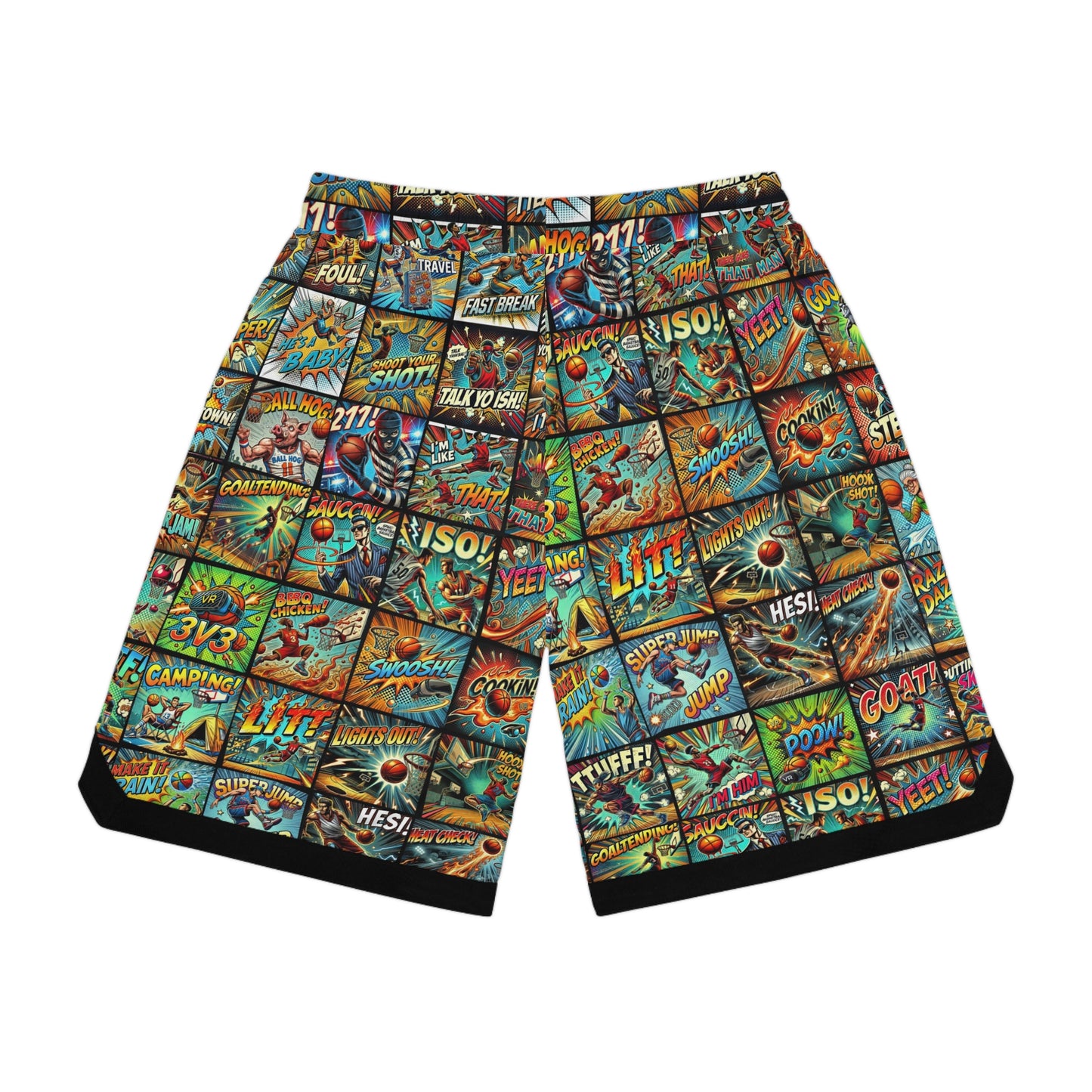 Hoopzer comic book Basketball Shorts