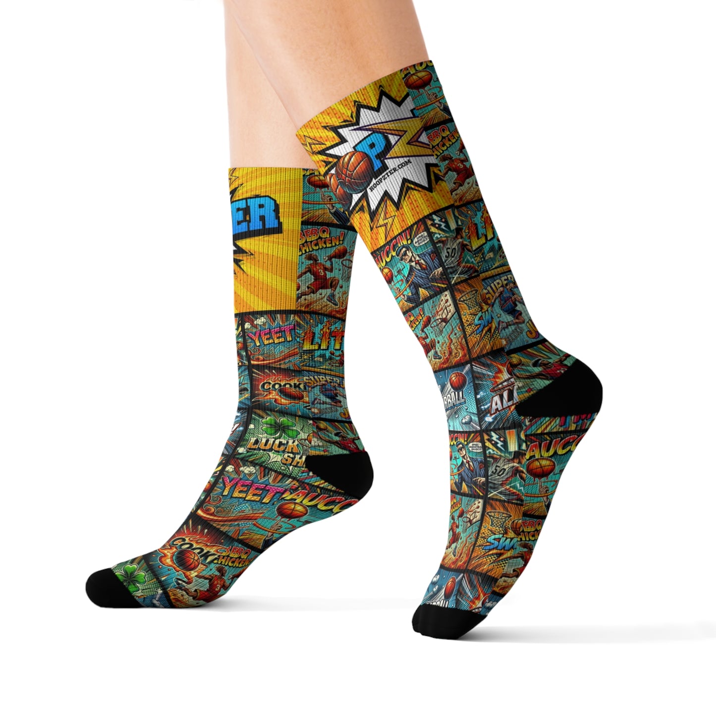 Hoopzter Comic book socks