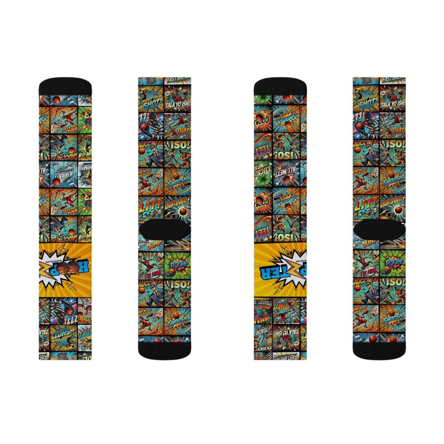 Hoopzter Comic book socks