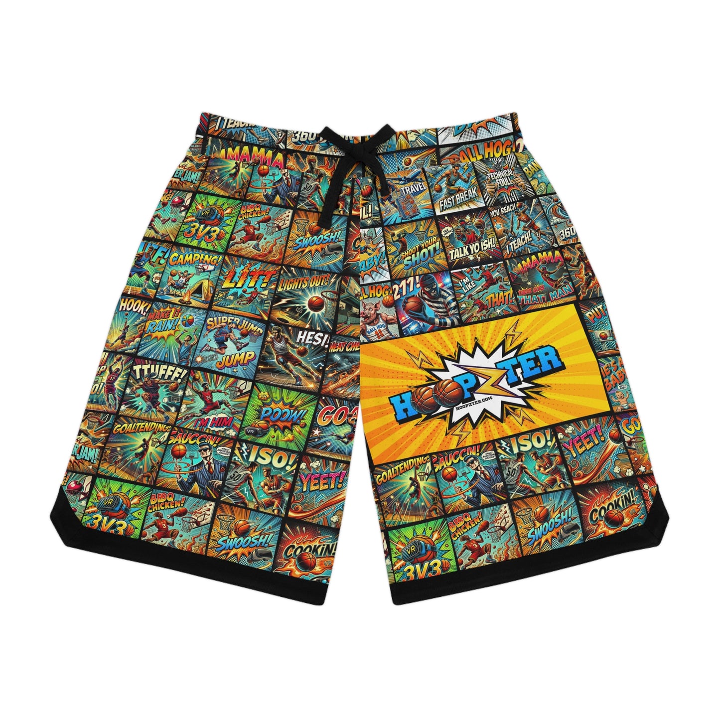 Hoopzer comic book Basketball Shorts