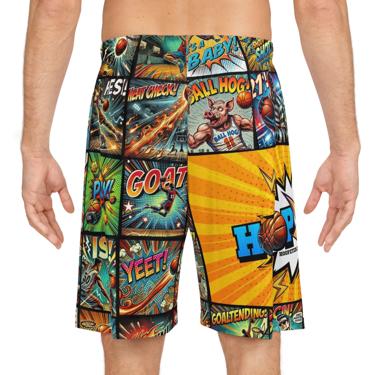 Hoopzter Comic book Basketball Shorts