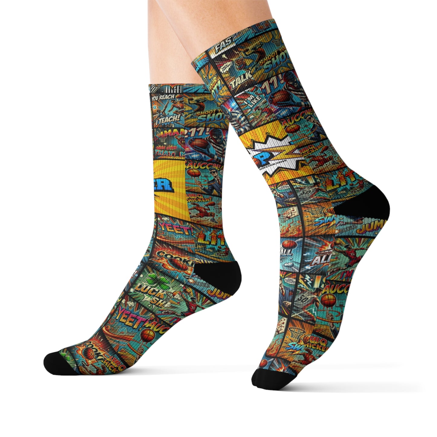 Hoopzter Comic book socks